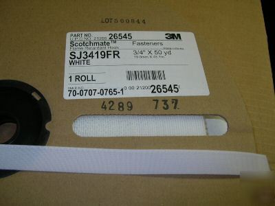 3M SJ3419FR scotchmate reclosable fasteners 3/4