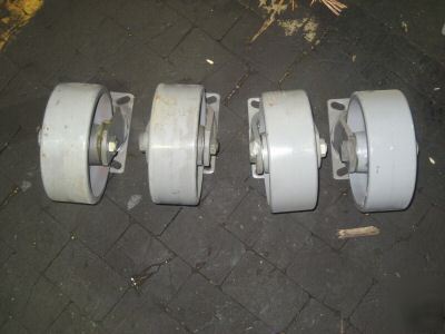 Castor concepts 08300-10-24 8 in castor wheels set of 4