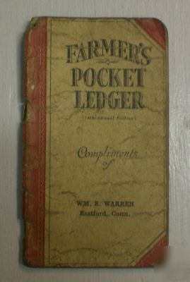 Farmer's pocket ledger 74TH annual edition