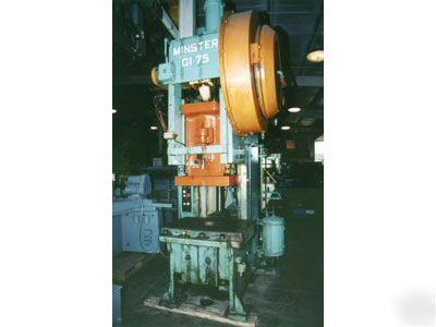 Minster G1-75 high speed gap frame press