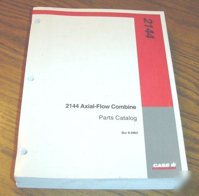 Case ih 2144 axial flow combine parts catalog manual