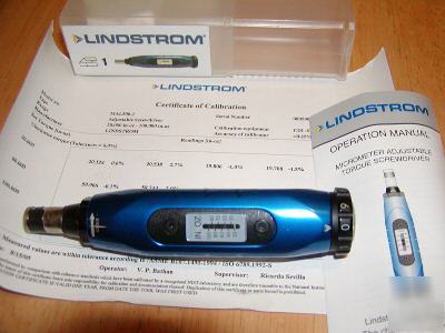 Lindstrom micro-adjustable torque driver / mal-500-1