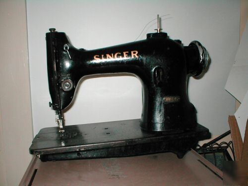 Singer # 95-100 heavy duty sewing machine all metal