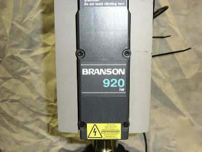 Branson 920IW ultrasonic welder, 2000 watts