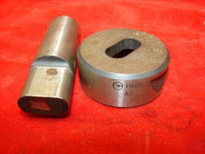 Diacro roper whitney thor slot punch die set 1/2 x 1.0