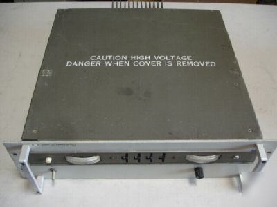 Hp 6525A dc power supply 0-4000V 0-50MA reduced to sale