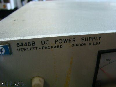 Hp agilent 6448B dc power supply 0-600V 0-1.5A