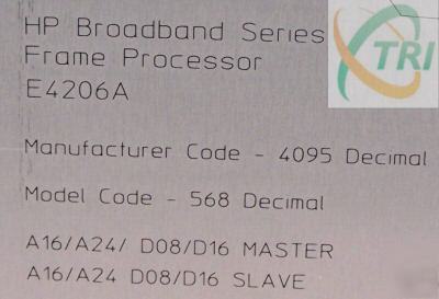Hp / agilent frame processor E4206A vxi bus