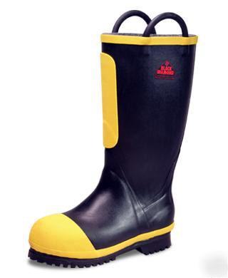 Black diamond fire boots, rubber (kevlar) size 11.5 nwt