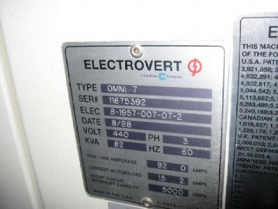 Electrovert omniflo 7 reflow oven - clean 