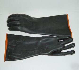 Heavyduty rubber gloves 50MIL industryagriculture sale 