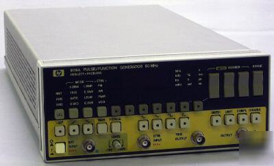 Hp agilent 8116A 50MHZ pulse function generator opt 001