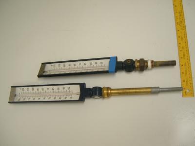Lot of 2 trerice thermometer gauge