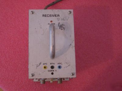 Microwave waveguide receiver rf if ant.
