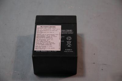 New lithonia lighting 6V 4.5 amp hour battery 