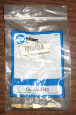 Miller 058676 nut, 438-20 .50HEX .75H brs compression