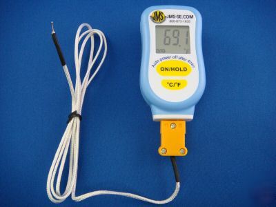 New jms type k thermocouple thermometer with sensor