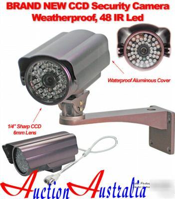48IR outdoor day/night vision ccd security camera 6MM