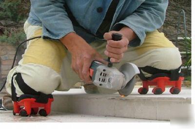 Superknees professional builder/diy wheeled knee pads