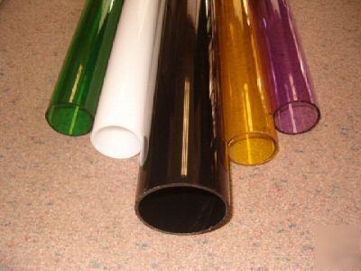 White round acrylic tubes 2X1-3/4 (72
