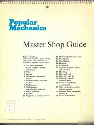 Popular mechanics: master shop guide - 1969