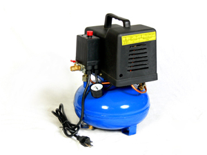 Portable 1/3 hp 2 gallon pancake air compressor tool