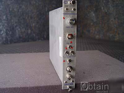 Canberra amplifier model 1418 nim bin module