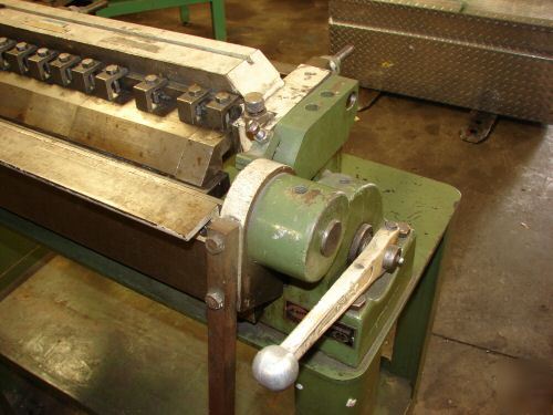 Diacro di-acro no 24 box pan finger leaf brake press 