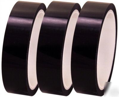 3 black metallic film tape (mylar) 1