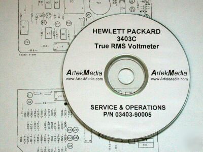 Hp 3403C operating & service manual