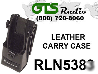 Motorola RLN5383 leather carry case belt loop for CP200