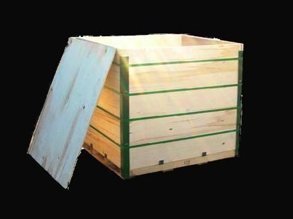 Super heavy duty 300 gal stackable wood storage boxes