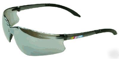 New silver mirror encon nascar gt safety & sun glasses