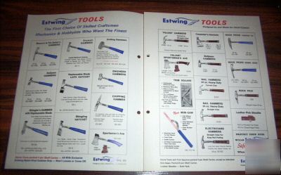 1971 estwing tools sales brochure, colorful