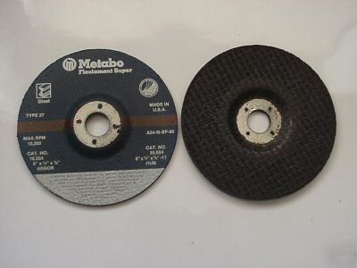 25 metabo 6 x 1/4 x 7/8 steel grinding wheels