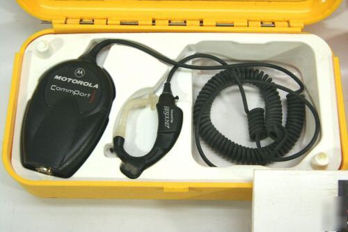 Motorola commport microphone receiver surveillance