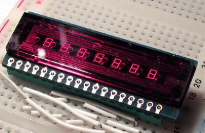 National semiconductor NSA578 7-digit led display rare