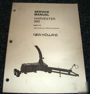 New holland 900 harvester service repair manual nh book