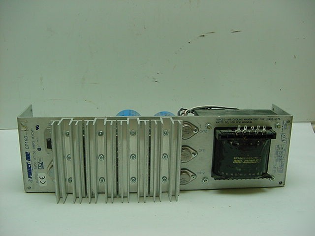 Power one CP197-a power supply 5VDC 50 amp w/ovp
