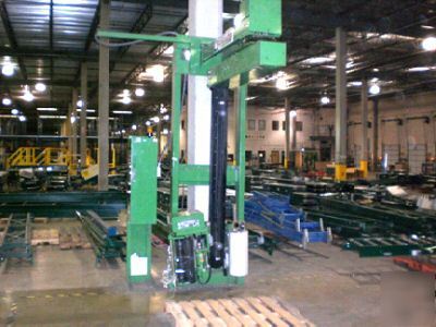 Used stretch wrapper pallet wrapping machine
