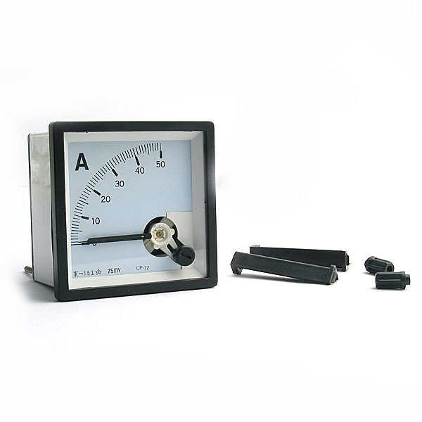 Dc 0~ 50A analog ampere panel meter current amp ammeter
