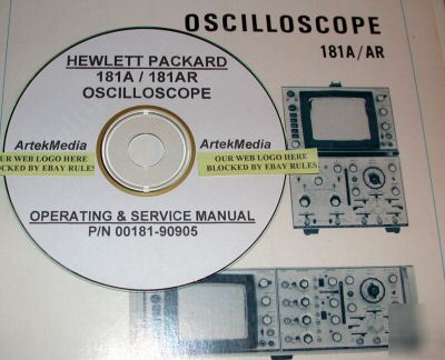 Hp 181A 181AR operating & service manual