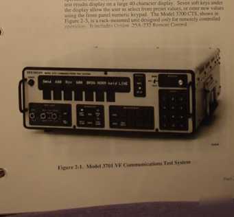 Hekimian 3700 communications test system users manual