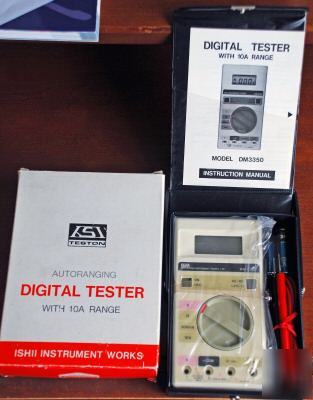 New digital tester multimeter with 10A range - in box 