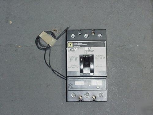 Square d KAL36200 w/shunt trip circuit breaker