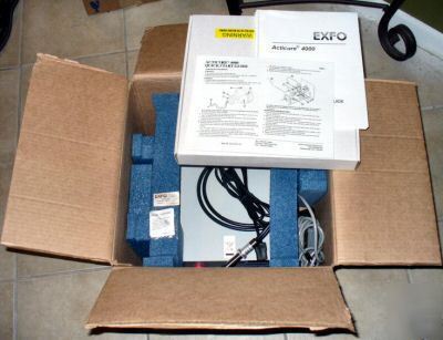 New brand efos/exfo acticure 4000 uvcuring light system