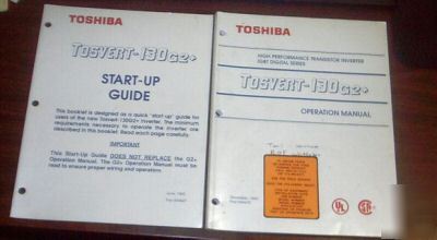 Toshiba tosvert-130G2+ - operation/installation manual