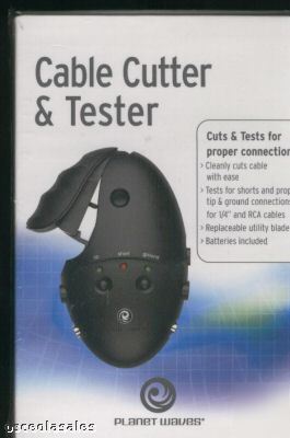 Planet waves cable cutter & tester for 1/4