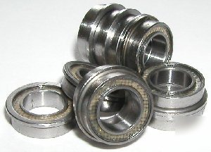 10 flanged miniature bearing 6MM x 10MM x 3 teflon vxb