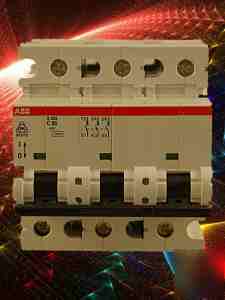 Abb circuit breaker S293-C80 3 pole 80 amp 480VAC